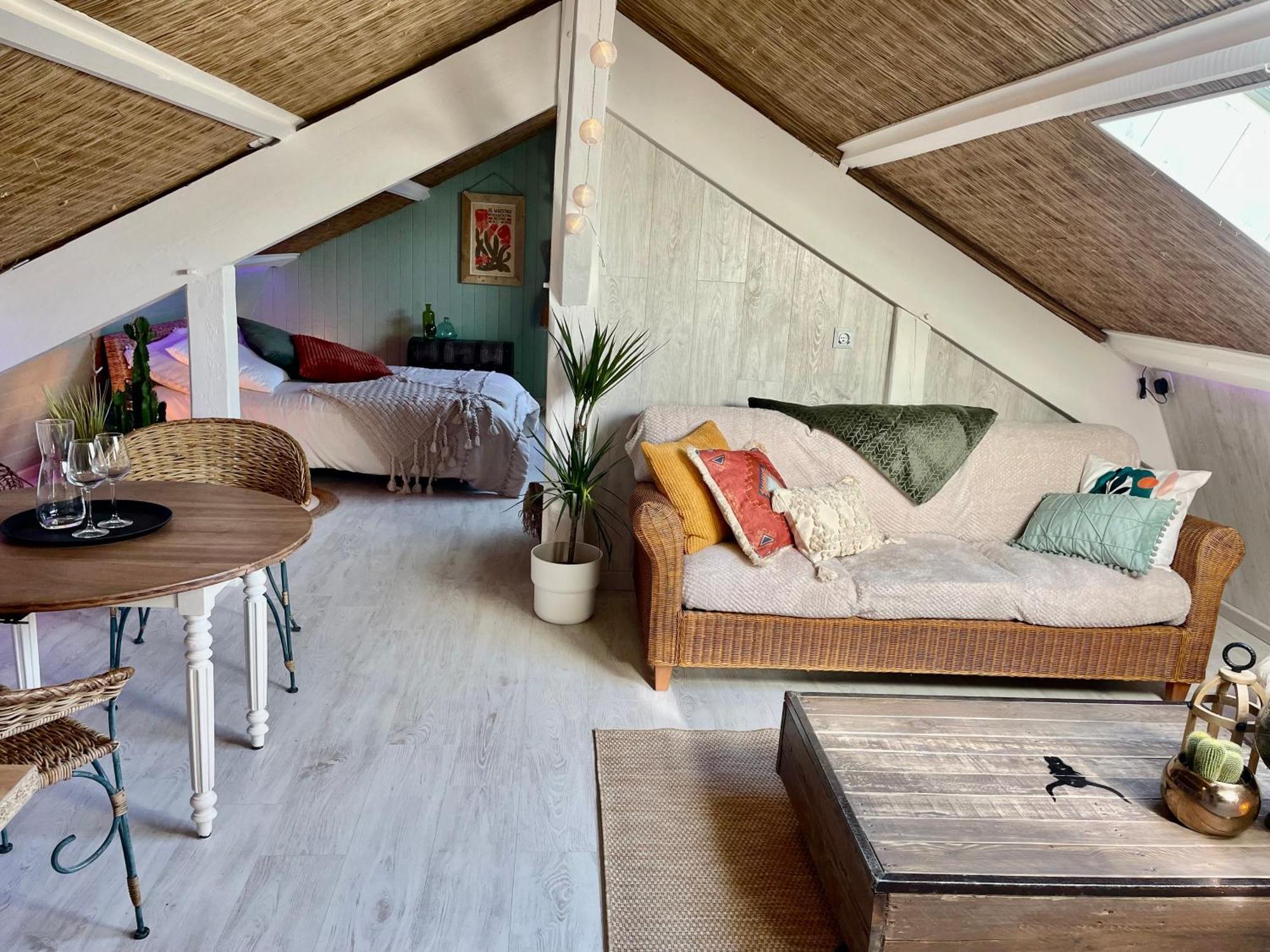 La Cle Des Champs - Le Monroe Piscinespa-sauna Au Jardin Tropical Idyllique Apartment *